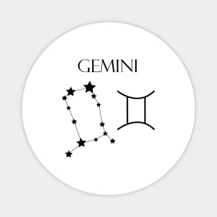 Gemini Zodiac Horoscope Constellation Sign Magnet